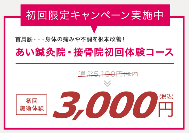 初回限定キャンペーン